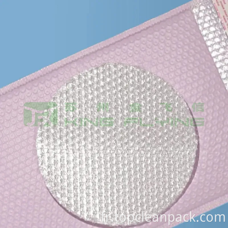 Enveloppe de courrier rembourré en plastique en plastique personnalisé Poly Bubble Mailer Strong Adhesive Imperproofroproofproofproof Express Express Packaging Sac